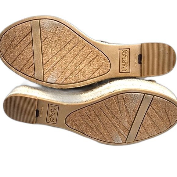 Carlos by Carlos Santana NIB Camilla Sand Vegan Wedge Espadrille Sandal Size 9 - Picture 7 of 12